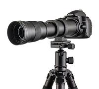 Fotga - Objetivo telescópico vario con zoom Super Tele Zoom, 420-800 mm f/8,3-16 para Canon EOS 1D, 5D, 6D, 7D, 10D, 20D, 30D, 40D, 50D, 60D, 100D, 300D, 350D, 400D, 450D, 500D, 550D, 600D, 700D, 1000D, 1100D, 1200D y más cámaras réflex DSLR/SLR