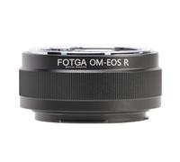 Fotga OM-EOSR - Adaptador de lente OM a RF, adaptador de enfoque manual de metal completo para lente Olympus OM Mount para Canon EOS R RP R3 R5 R5C R6 R6II R7 R8 R10 R50 R100 cámara sin espejo