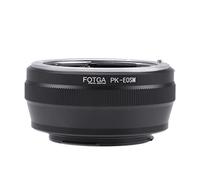 Fotga PK-EOSM Adaptador de montaje manual de lente para Pentax PK K Mount Lens a EF-M EOS M Sistema de cámara sin espejo, compatible con cámaras Canon EOSM Mirrorless M2 M3 M5 M6 M10 M50 M100