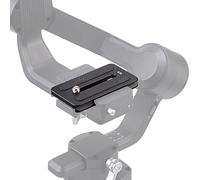 FOTGA Placa de liberación rápida para cámara DJI Ronin SC, estabilizador de cardán compatible con cabezal de trípode Arca-Swiss, placa de liberación rápida universal con adaptador de tornillo de 1/4