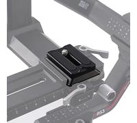 FOTGA Placa de liberación rápida superior, placa base de liberación rápida para DJI Ronin RS2 RSC2 RS 3 RS3 Pro RS 4 RS4 Pro Gimbal estabilizador, compatible con cámara Arca-Swiss (versión estándar)