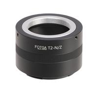 FOTGA T2-N/Z Anillo adaptador de objetivo para T2 T Mount adaptador convertidor a cámara Z-Mount compatible con Nikon Z5 Z6 Z7 Z30 Z50 Z6II Z7II Z8 Z9 Zf Zfc Full Frame cámara sin espejo