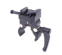Fotga V-Mount - Adaptador de batería con pinza Super Clamp Crab para montaje en barra de trípode
