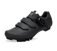FOTGOAT Hombre Zapatilla MTB Ciclismo Mujer, Zapatillas Bicicleta de Montaña Compatible con SPD Pedales de 2 Tornillos con Calas BK EU 42