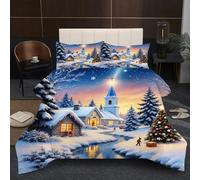 Fotmung Edredón Nordica Cama 150-220x240 cm Casa, 3 Piezas Juego de Ropa para Adultos, 3D Edredón de Microfibra y 2 Funda de Almohada (220 x 240-50 x 75) D71