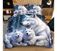 Fotmung Funda Nórdica 240x260 cm Papá Noel, Funda Nórdica Extra Grande + 2 Fundas de Almohada, Resistente al Lavado y al Desgaste, Transforma tu Cama en una Obra de Arte D114 D114