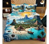 Fotmung Funda Nordica Cama 90 Infantil Animal Gato, Juego de Funda de Edredón 150x200 cm en Microfibra, Fundas de Edredón con Cierre de Cremallera y 2 Funda de Almohada 50x75 cm D33 D33