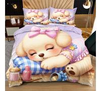 Fotmung Funda Nordica Cama 90 Infantil Pavo Real Rosa, Juego de Funda de Edredón 150x200 cm en Microfibra, Fundas de Edredón con Cierre de Cremallera y 2 Funda de Almohada 50x75 cm D227 D227