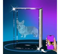 Foto 3D de cristal personalizada, cubo de imagen, idea de regalo con tu propia foto, regalo personalizado para parejas para mujeres, esposa, marido, hombres, imagen grabada con cristal personalizado