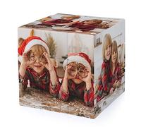 Foto de Cubo Personalizada,Cubo Giratorio Personalizado con 6 Imágenes,para Amigos, Cumpleaños, Navidad, San Valentín, Regalo Personaliza.