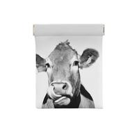 Foto De Vaca En Blanco Y Negro, Squeeze Top Wallet Bolsa de Almacenamiento para Mujer Monedero pequeño Bolsa de Cambio