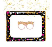 Foto del Marco de Selfie,Marco de Fotos Party Prop,Marco Fotos Inflable,Marco Inflable Selfies Decoración de Fiesta Accesorios para Cabina de Fotos Photo Booth Props