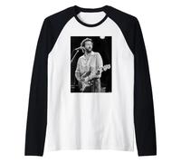 Foto en Vivo de Eric Clapton Slowhand por David Corio Camiseta Manga Raglan