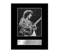 Foto firmada de Eddie Van Halen #01 con autógrafo impreso