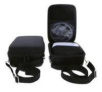 foto-kontor Bolsa Compatible con Beurer IH 18 inhalador Funda Protectora Resistente a Golpes e Impermeable con Correa para el Hombro y Bolsillo de Malla Color Negro