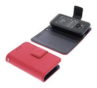 foto-kontor Bolsa Compatible con Dexcom G7 / One+ Book Style protección Rojo de la Portada Funda