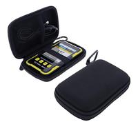 foto-kontor Bolsa Compatible con GQ GMC-800 Detector Portátil de Radiación Nuclear Funda Protectora Estuche Antigolpes Impermeable Bolsa de Transporte Accesorio Negro
