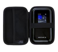 foto-kontor Bolsa Compatible con NETGEAR Nighthawk M7 Mini Router WiFi de Bolsillo Inalámbrico de Viaje Funda Protectora Estuche Impermeable a Prueba de Golpes Accesorio Negro