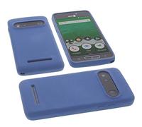 foto-kontor Estuche Compatible con Doro 8035 Funda Protectora de Silicona TPU protección para teléfono Azul
