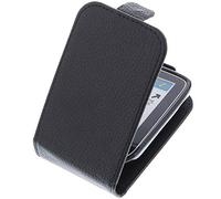 foto-kontor Funda Compatible con Abbott Freestyle Libre 2 Flip Style Estuche para la protección Negro