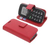 foto-kontor Funda Compatible con Artfone C1 Estilo Libro roja Protectora