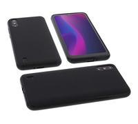 foto-kontor Funda Compatible con Blackview A60 Protectora de Goma TPU para móvil Negra
