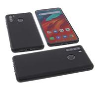 foto-kontor Funda Compatible con Blackview A80 Pro / A80 Plus Protectora de Goma TPU para móvil Negra
