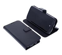 foto-kontor Funda Compatible con CrossCall Core M6 Carcasa Book Style Case protección móvil Tipo Libro Billetera Bolsa Plegable con Soporte Negra