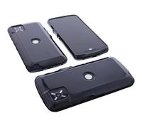 foto-kontor Funda Compatible con CrossCall Core M6 protección Negra Bolsa Goma TPU teléfono Smartphone Bumper