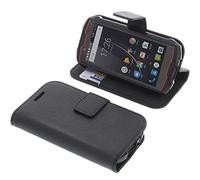 foto-kontor Funda Compatible con Cubot Kingkong Mini 2 Estilo Libro Negra Protectora