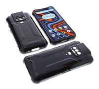 foto-kontor Funda Compatible con Cubot Kingkong Power Protectora de Goma TPU para móvil Negra