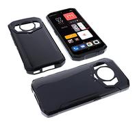 foto-kontor Funda Compatible con Doogee S98 Pro Protectora de Goma TPU para móvil Negra