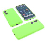 foto-kontor Funda Compatible con Doro 8050/8050 Plus Protectora de Goma TPU para móvil Verde