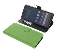 foto-kontor Funda Compatible con Doro 8080 Estilo Libro Verde Protectora