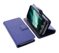 foto-kontor Funda Compatible con Doro Aurora A10 Carcasa Book Style Case protección móvil Tipo Libro Billetera Bolsa Plegable con Soporte Azul