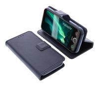 foto-kontor Funda Compatible con Doro Aurora A10 Carcasa Book Style Case protección móvil Tipo Libro Billetera Bolsa Plegable con Soporte Negra