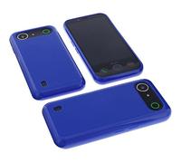 foto-kontor Funda Compatible con Doro Aurora A10 protección Azul Bolsa Goma TPU teléfono Smartphone Bumper