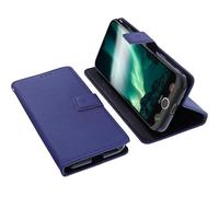 foto-kontor Funda Compatible con Doro Aurora A30 Carcasa Book Style Case protección móvil Tipo Libro Billetera Bolsa Plegable con Soporte Azul