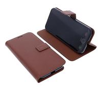 foto-kontor Funda Compatible con Doro Aurora A30 Carcasa Book Style Case protección móvil Tipo Libro Billetera Bolsa Plegable con Soporte marrón