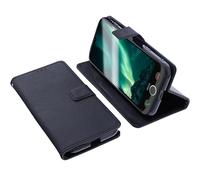 foto-kontor Funda Compatible con Doro Aurora A30 Carcasa Book Style Case protección móvil Tipo Libro Billetera Bolsa Plegable con Soporte Negra