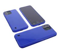 foto-kontor Funda Compatible con Doro Aurora A30 protección Azul Bolsa Goma TPU teléfono Smartphone Bumper