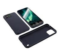 foto-kontor Funda Compatible con Doro Aurora A30 protección Negra Bolsa Goma TPU teléfono Smartphone Bumper