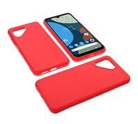 foto-kontor Funda Compatible con Fairphone 4 Protectora de Goma TPU para móvil roja
