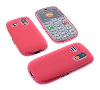 foto-kontor Funda Compatible con Gigaset GL390 Protectora de Goma TPU para móvil roja