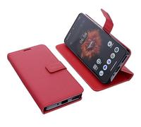 foto-kontor Funda Compatible con Gigaset GS6 / GS6 Pro Carcasa Book Style Case protección móvil Tipo Libro Billetera Bolsa Plegable con Soporte roja