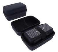 foto-kontor Funda Compatible con Marshall Emberton II Altavoz Bluetooth Estuche Protector Resistente al Agua y a los Golpes con Correa de Mano y Bolsillo de Red para Accesorios Negro