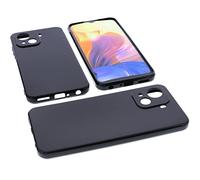 foto-kontor Funda Compatible con Oscal C80 Protectora de Goma TPU para móvil Negra