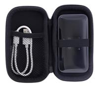 foto-kontor Funda compatible con TP-Link M7450 Wireless Pocket Funda rígida Almacenamiento Router WiFi Resistente a Golpes Case Impermeable Bolsa de Transporte con Mosquetón Accesorios Negro