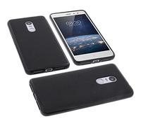 foto-kontor Funda Compatible con TP-Link Neffos X1 Lite Protectora de Goma TPU para móvil Negra