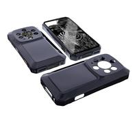 foto-kontor Funda Compatible con Ulefone Armor 28 Ultra protección Negra Bolsa Goma TPU teléfono Smartphone Bumper